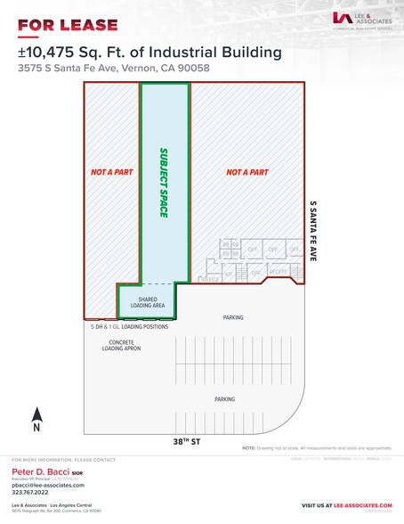 3575 S Santa Fe Ave, Vernon, CA for rent - Site Plan - Image 3 of 3