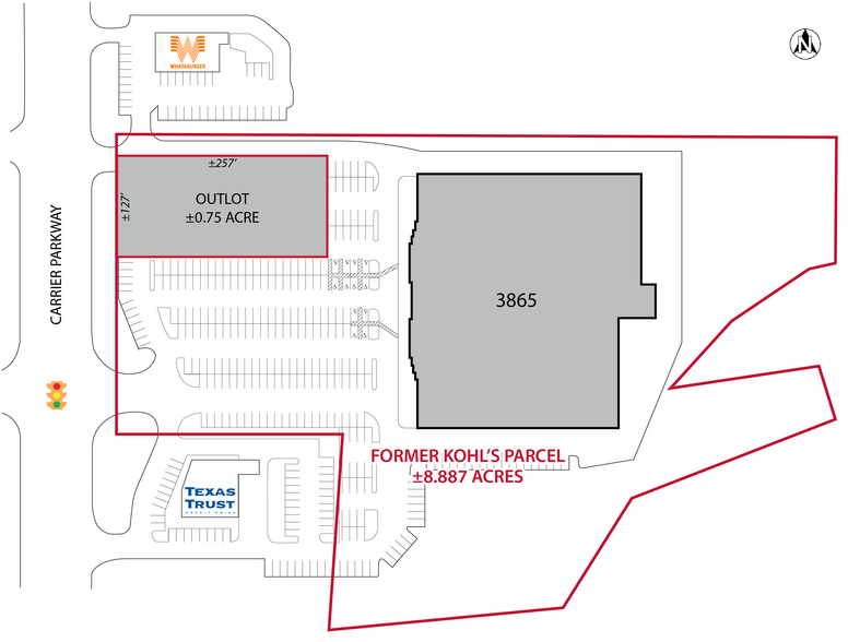 3865 S Carrier Pky, Grand Prairie, TX for sale - Site Plan - Image 3 of 6