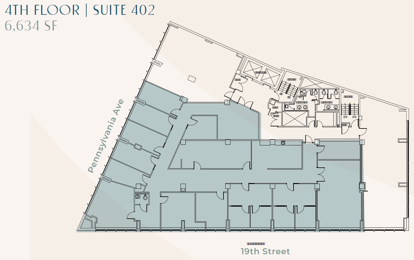 1901 Pennsylvania Ave NW, Washington, DC to rent Floor Plan- Image 1 of 1