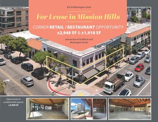 More details for 870 W Washington St & 820 W Mission St, San Diego, CA - Retail for Rent