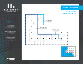 1301 W 22nd St, Oak Brook, IL for rent Floor Plan- Image 2 of 12