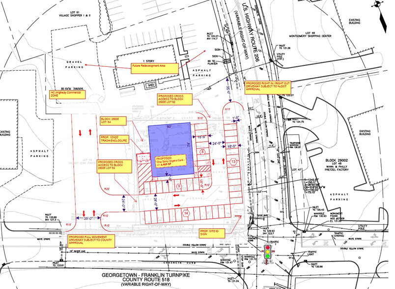 1276 Route 206, Montgomery, NJ for rent - Site Plan - Image 2 of 3