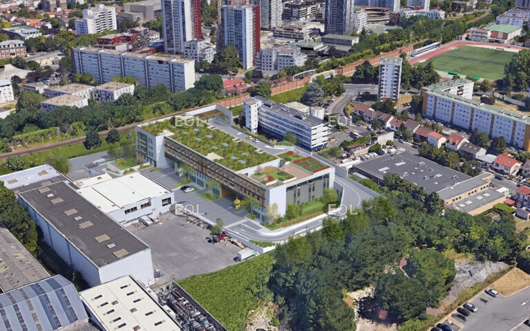 Light Industrial in Bobigny to rent - Aerial - Image 2 of 5