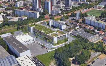 Bobigny, SSD - Aerial map view