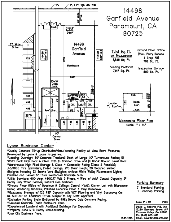 14512-14518 Garfield Ave, Paramount, CA for rent Floor Plan- Image 1 of 1