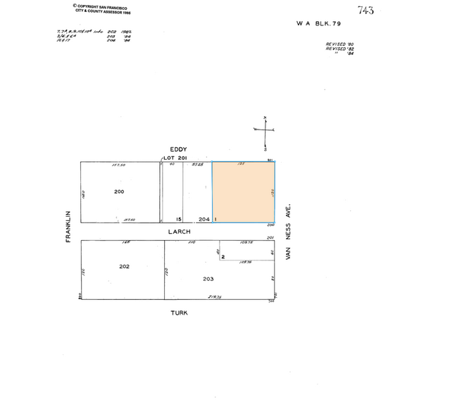 799 Van Ness Ave, San Francisco, CA for sale - Plat Map - Image 3 of 3