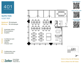 401 N Michigan Ave, Chicago, IL for rent Floor Plan- Image 2 of 2