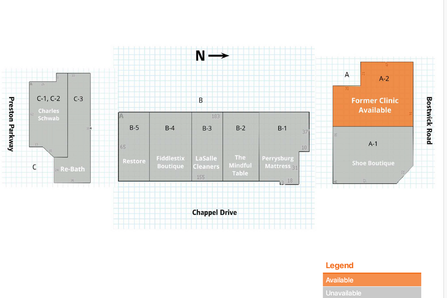 4185 Chappel Dr, Perrysburg, OH for rent - Site Plan - Image 2 of 6