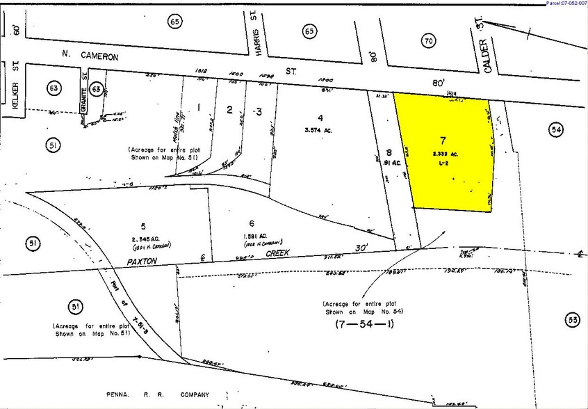 1414 N Cameron St, Harrisburg, PA for sale - Plat Map - Image 2 of 4