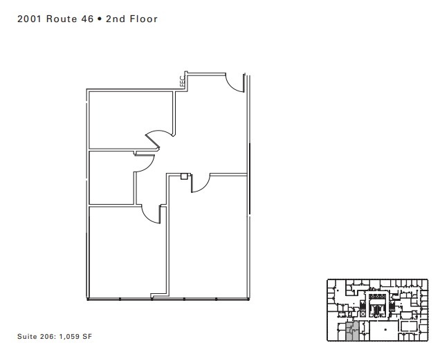 2001 Route 46, Parsippany, NJ for rent Floor Plan- Image 1 of 1