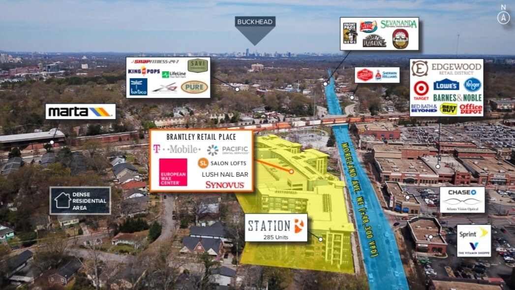 144 Moreland Ave, Atlanta 30307 Brantley Retail Place