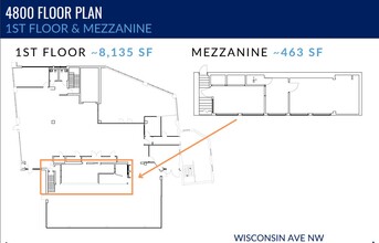 4800-4810 Wisconsin Ave NW, Washington, DC for rent Floor Plan- Image 1 of 2