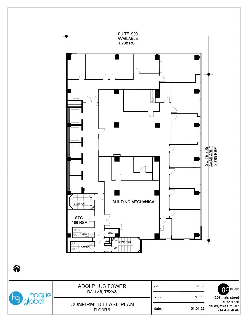 1412 Main St, Dallas, TX to rent Site Plan- Image 1 of 1