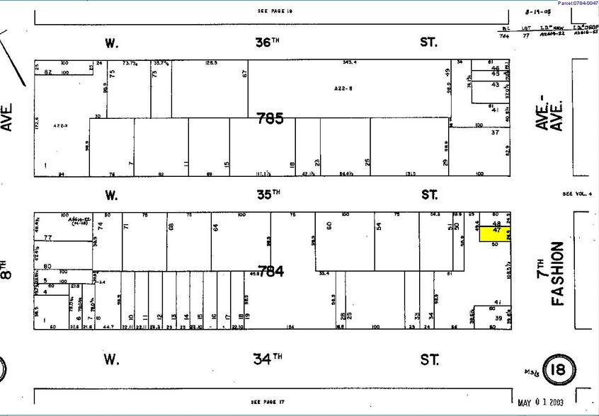 458 Seventh Ave, New York, NY for sale - Plat Map - Image 1 of 1