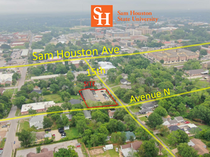 1419 Avenue N, Huntsville, TX - aerial  map view - Image1