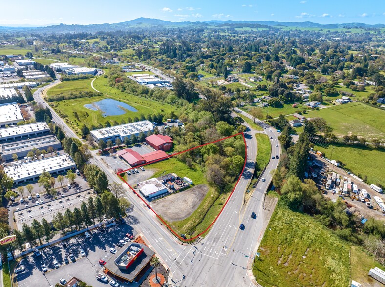 1375 Industrial Ave, Petaluma, CA for rent - Aerial - Image 3 of 11