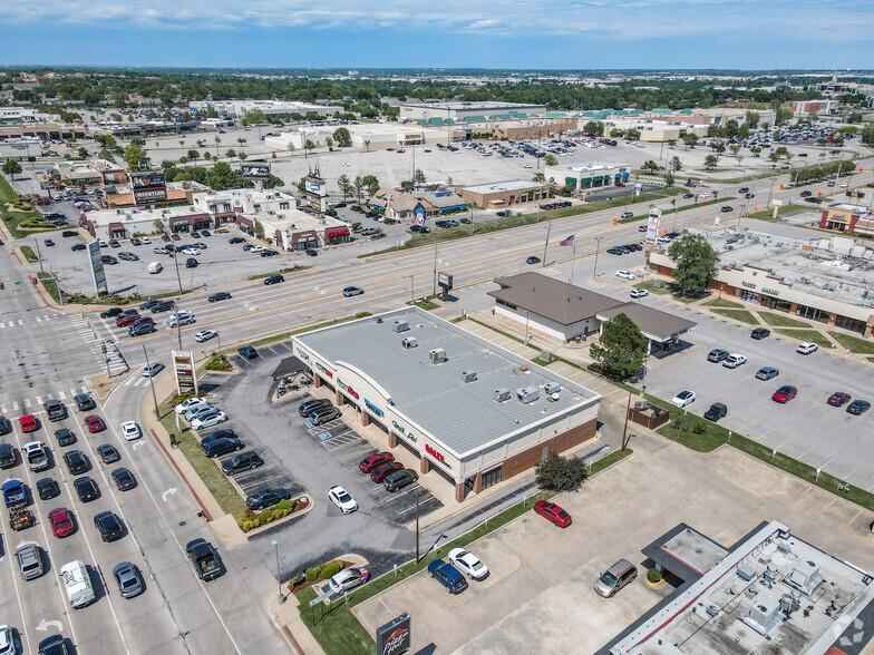 7101-7111 S Memorial Dr, Tulsa, OK for rent - Aerial - Image 3 of 4