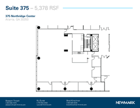 375 Northridge Rd, Atlanta, GA for rent Floor Plan- Image 1 of 1