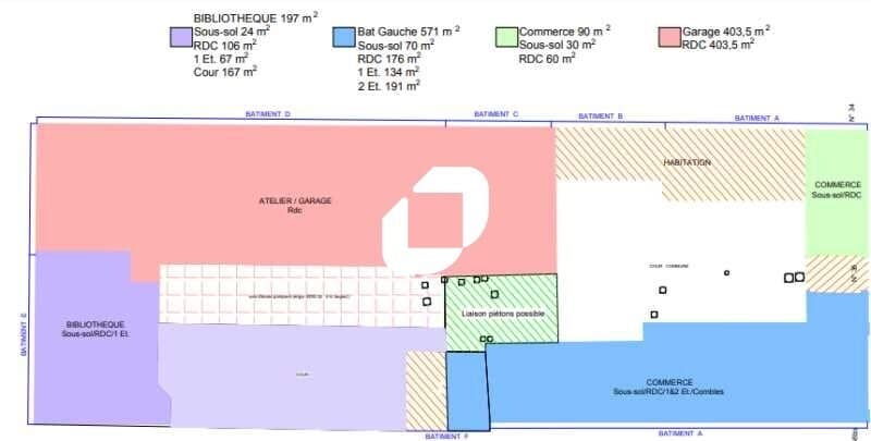 Retail in Versailles to rent - Site Plan - Image 3 of 3