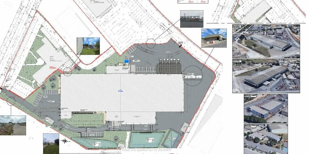Office in Montpellier to rent - Site Plan - Image 3 of 6