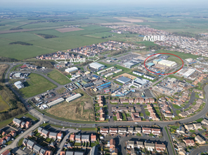 Amble Industrial Estate, Amble, NBL - aerial  map view