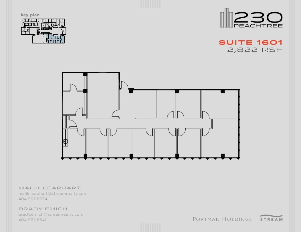 230 Peachtree St NW, Atlanta, GA to rent Floor Plan- Image 1 of 1