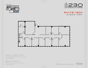 230 Peachtree St NW, Atlanta, GA to rent Floor Plan- Image 1 of 1