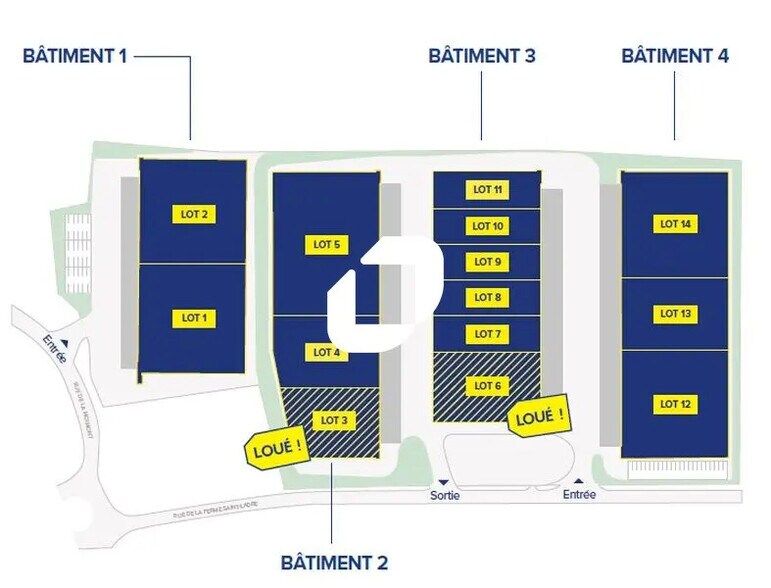 Industrial in Saint-Witz to rent - Site Plan - Image 3 of 15