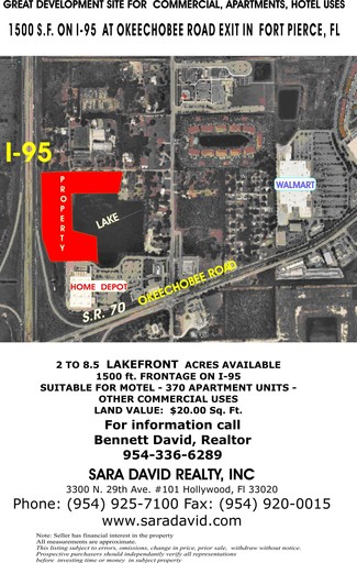 More details for I-95 Adjacent To And North Of Home Depot, Fort Pierce, FL - Land for Rent