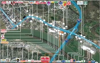 504 Pike St, Marietta, OH - aerial  map view