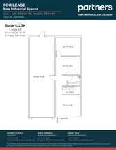 4125 Hollister St, Houston, TX for rent Site Plan- Image 1 of 1