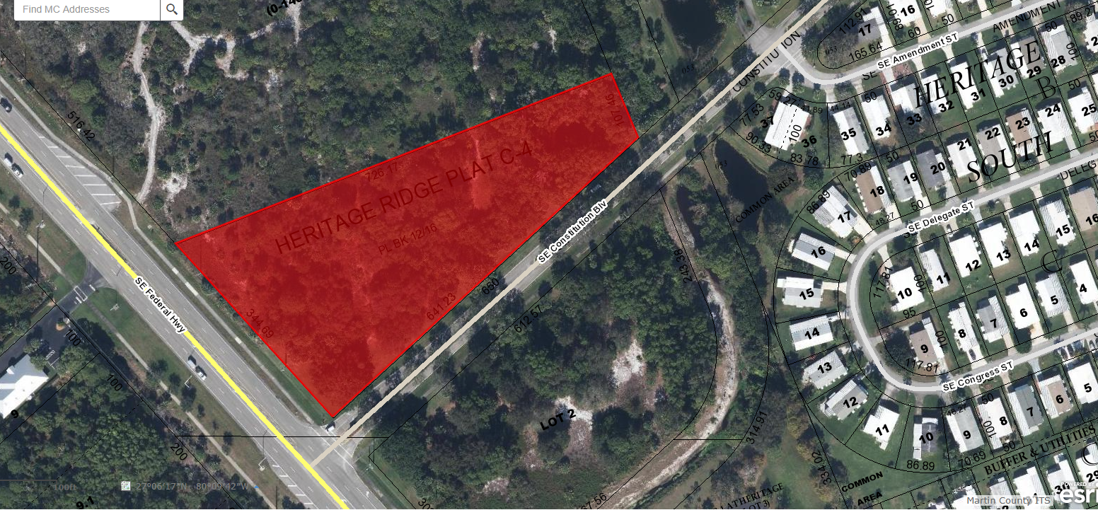 SE Federal Hwy, Hobe Sound, FL for sale Aerial- Image 1 of 2