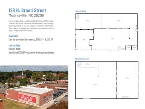 128-162 N Broad St, Mooresville, NC to rent Floor Plan- Image 1 of 3