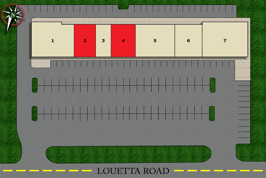 8905 Louetta Rd, Spring, TX for rent - Site Plan - Image 2 of 2