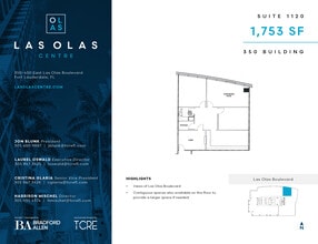 350 E Las Olas Blvd, Fort Lauderdale, FL to rent Floor Plan- Image 1 of 1