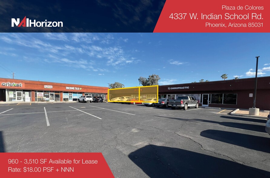 4337 W Indian School Rd, Phoenix, AZ for rent - Building Photo - Image 1 of 4