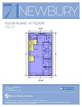 71 Newbury St, Boston, MA for rent Floor Plan- Image 1 of 1