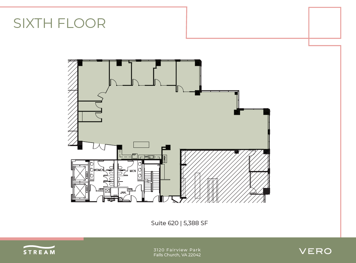 3120 Fairview Park Dr, Falls Church, VA to rent Floor Plan- Image 1 of 5