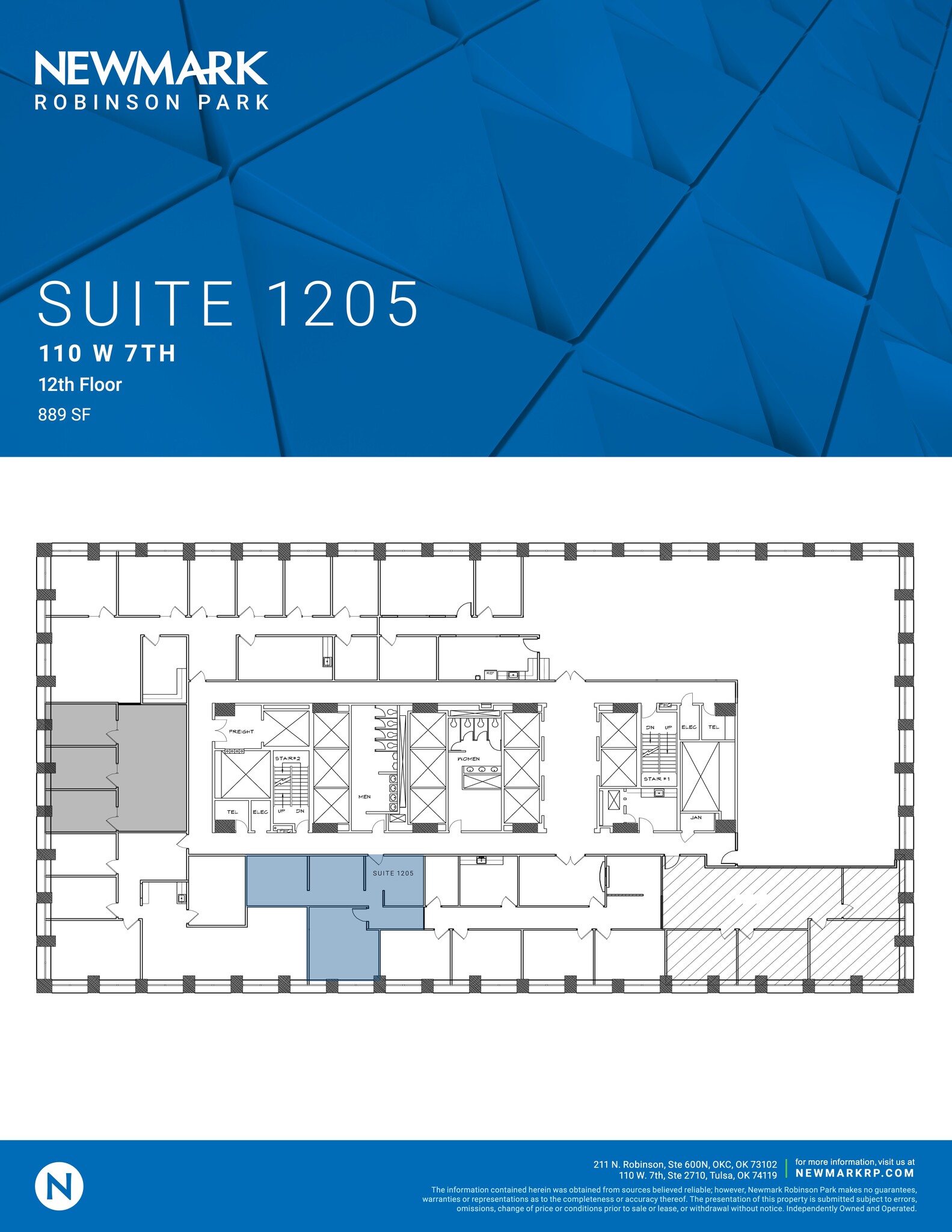 110 W 7th St S, Tulsa, OK to rent Site Plan- Image 1 of 1