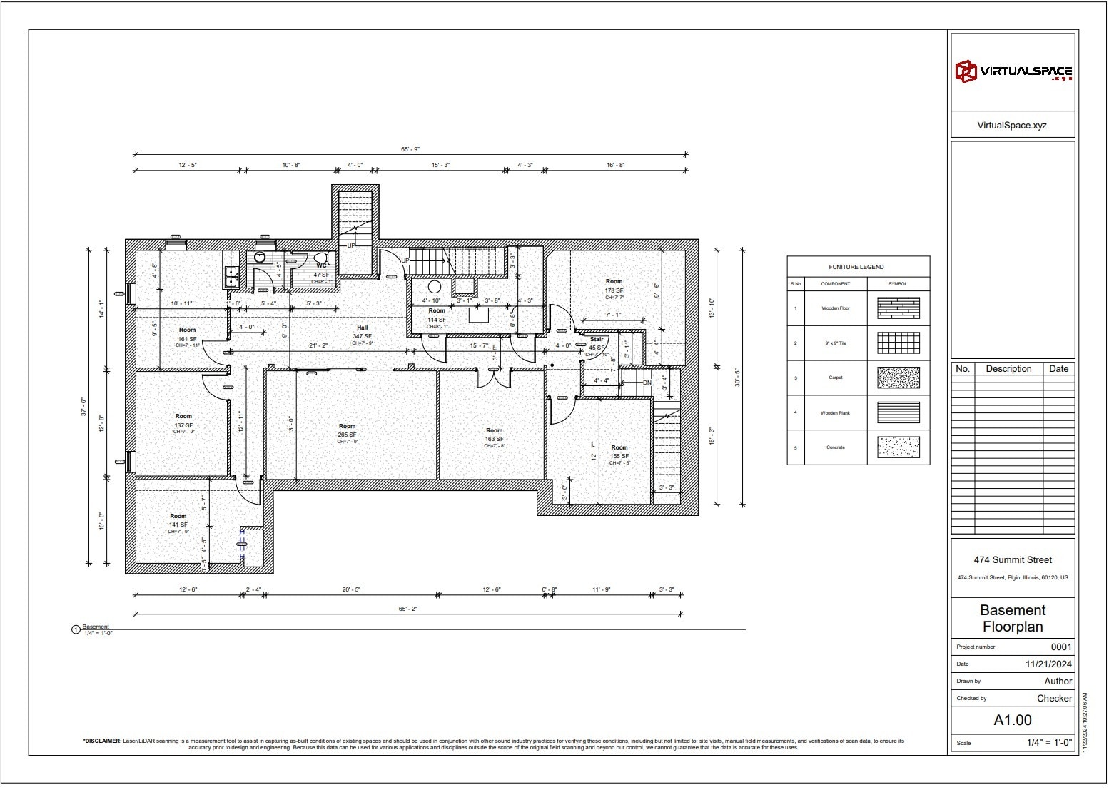474 Summit St, Elgin, IL to rent Floor Plan- Image 1 of 1