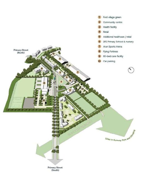 Ford Airfield, Ford for sale - Site Plan - Image 3 of 4