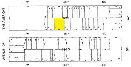 45 W 45th St, New York, NY for sale Plat Map- Image 1 of 1