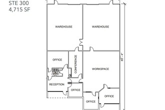 11110 Petal St, Dallas, TX for rent Floor Plan- Image 1 of 4