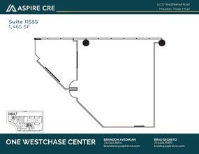 10777 Westheimer Rd, Houston, TX to rent Floor Plan- Image 1 of 2