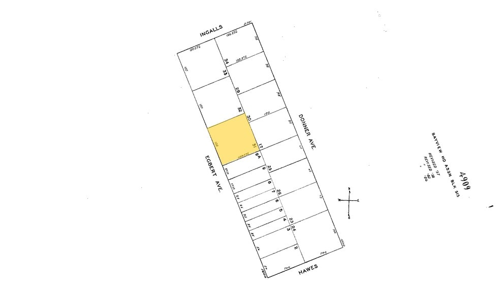 1240 Egbert Ave, San Francisco, CA for sale - Plat Map - Image 2 of 2