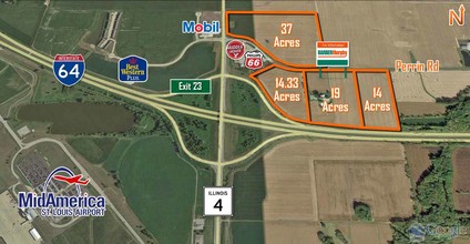 I-64, Mascoutah, IL for sale Aerial- Image 1 of 1