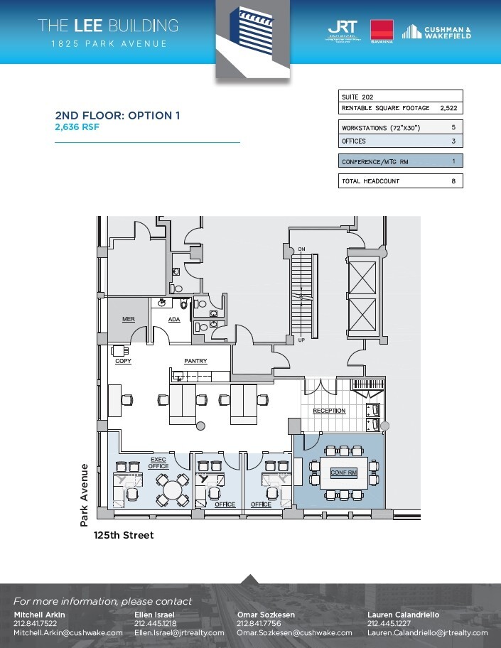 1825 Park Ave, New York, NY to rent Floor Plan- Image 1 of 2