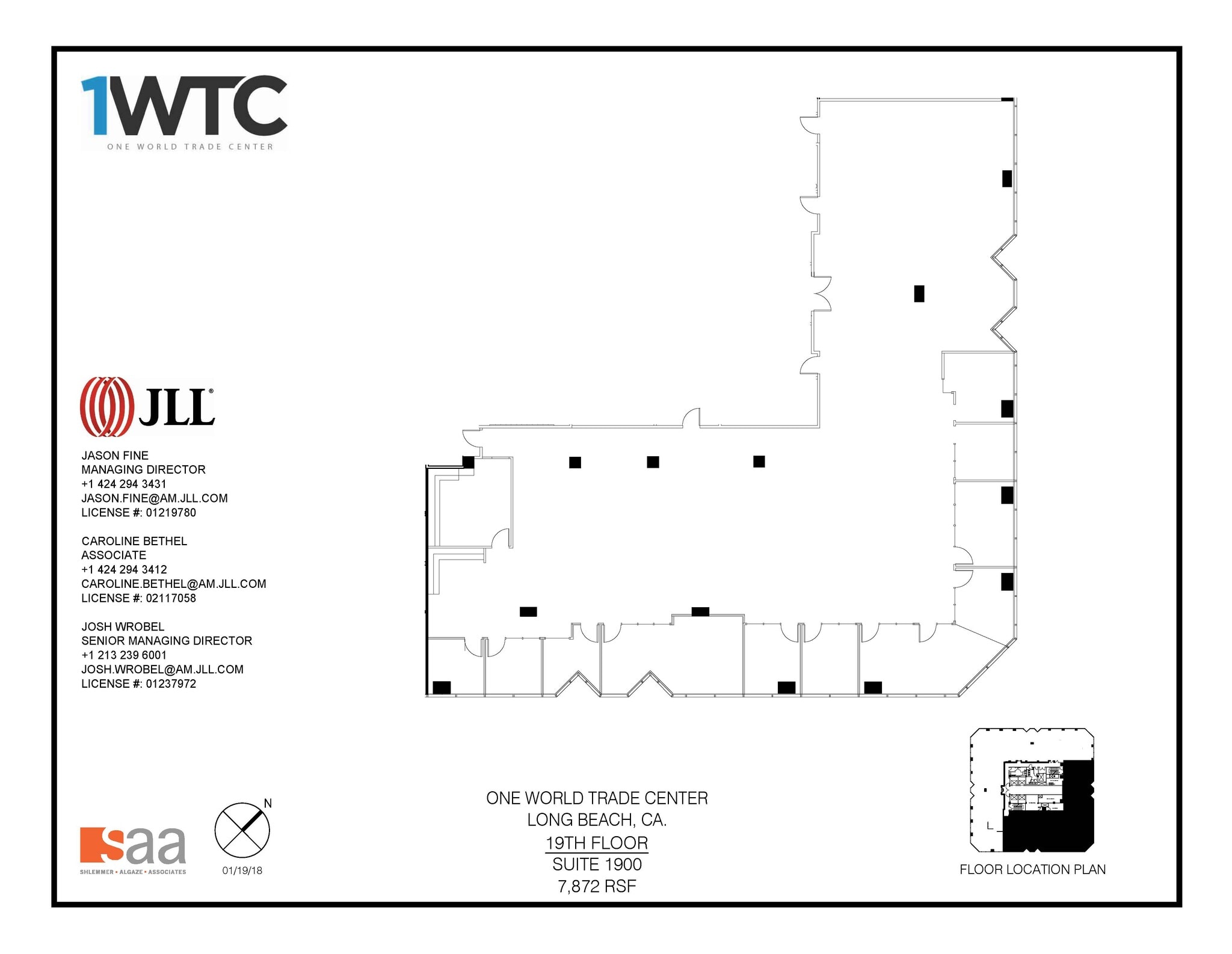 1 World Trade Ctr, Long Beach, CA to rent Floor Plan- Image 1 of 1