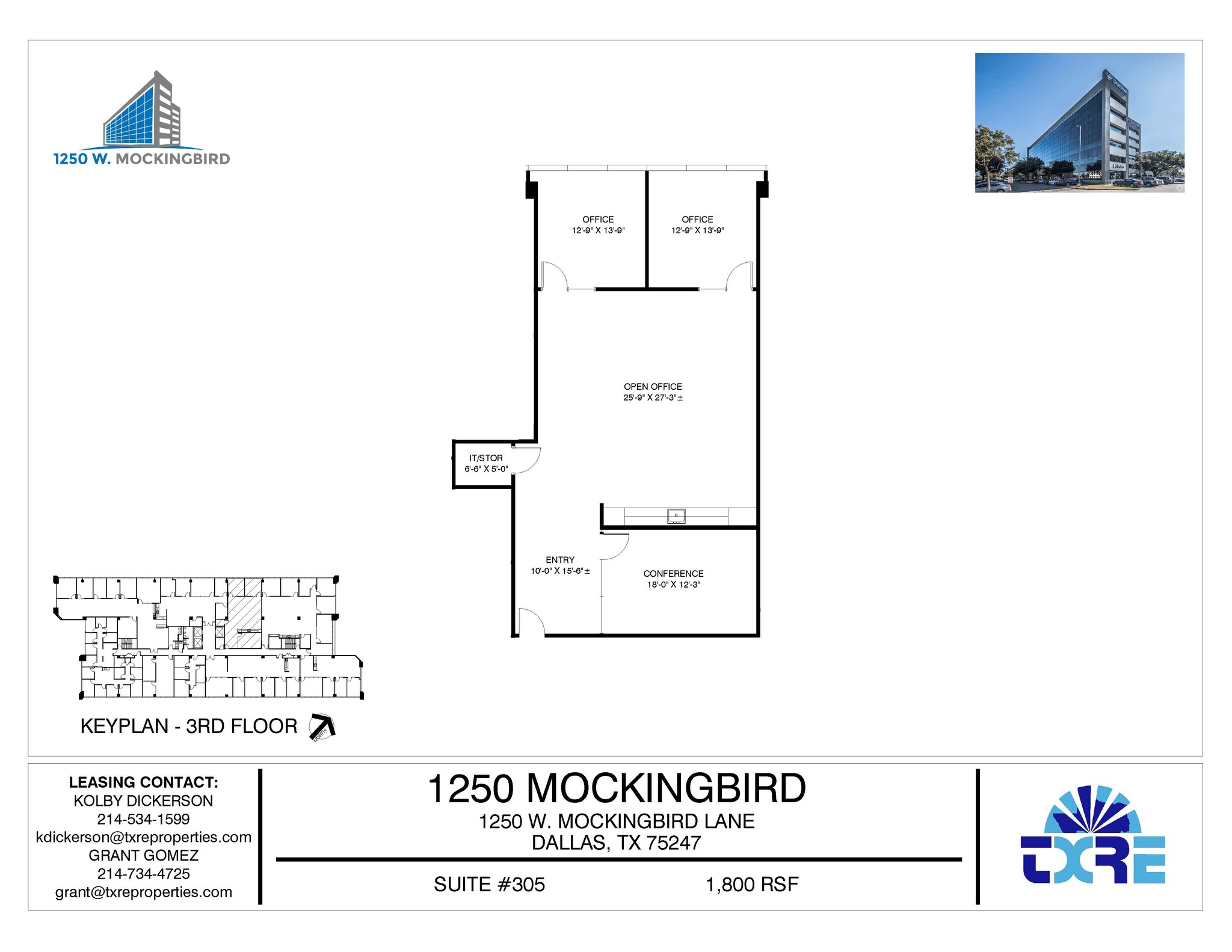 1250 W Mockingbird Ln, Dallas, TX for rent Floor Plan- Image 1 of 1