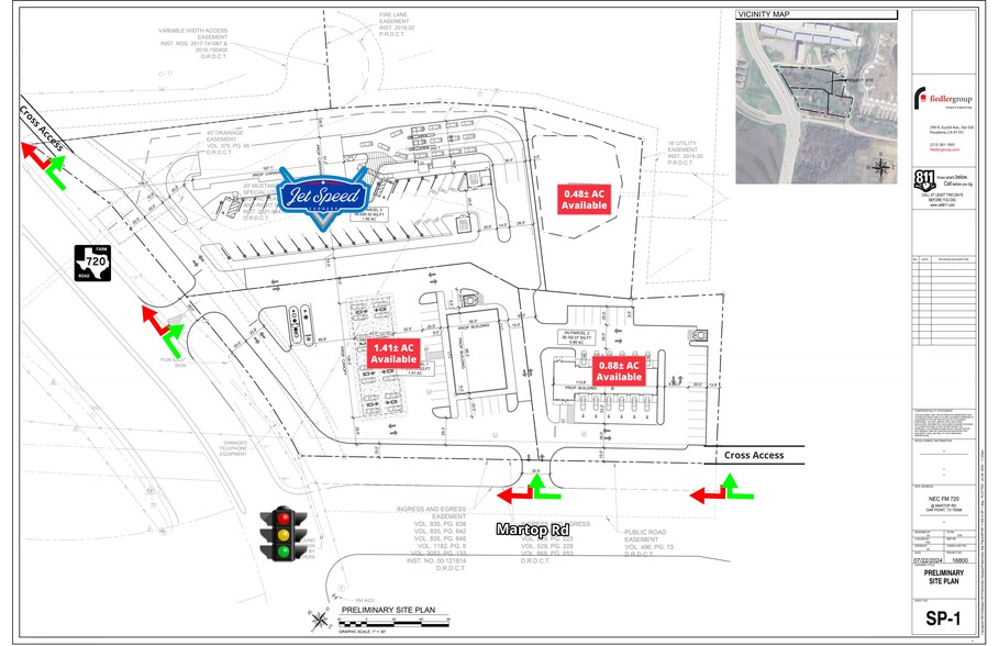 3301 W FM 720, Oak Point, TX for rent - Site Plan - Image 1 of 3